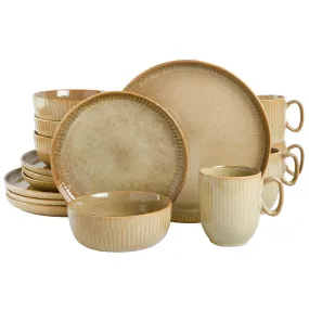 "Blaise" 16-Piece Farmhouse Dinnerware Set