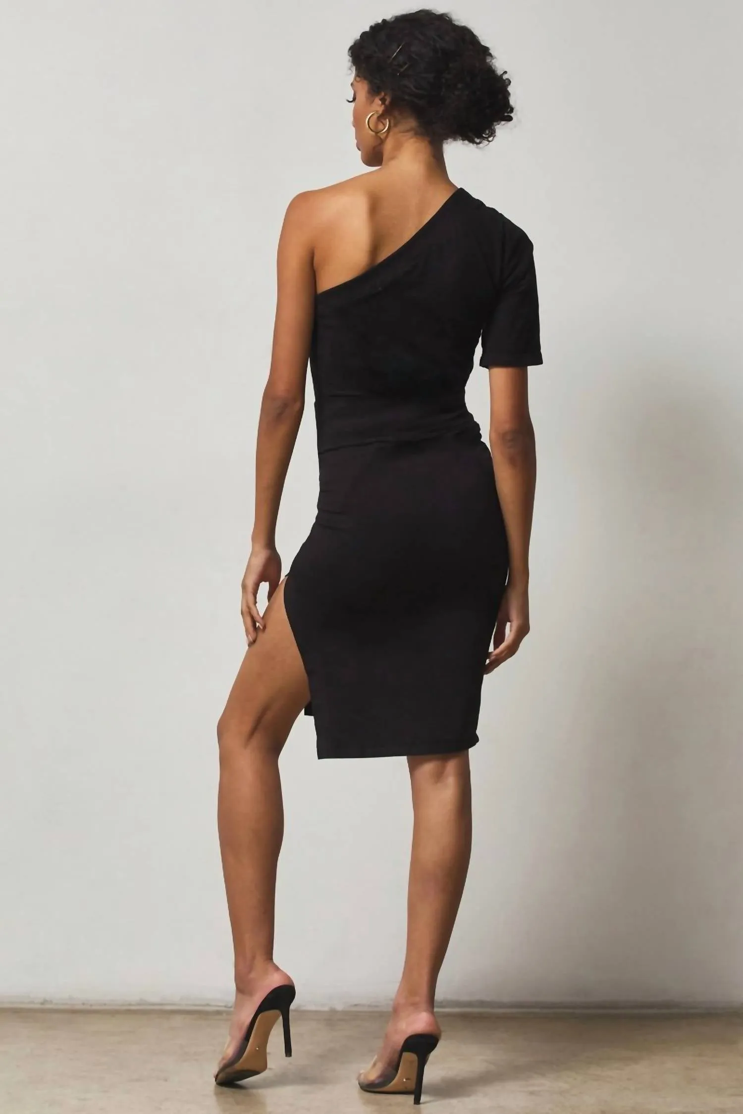 "she Means Business" Pencil Skirt In Black