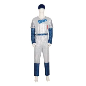 Rocketman Elton John Dodgers Baseball Uniform Halloween Carnival Suit Cosplay Costume