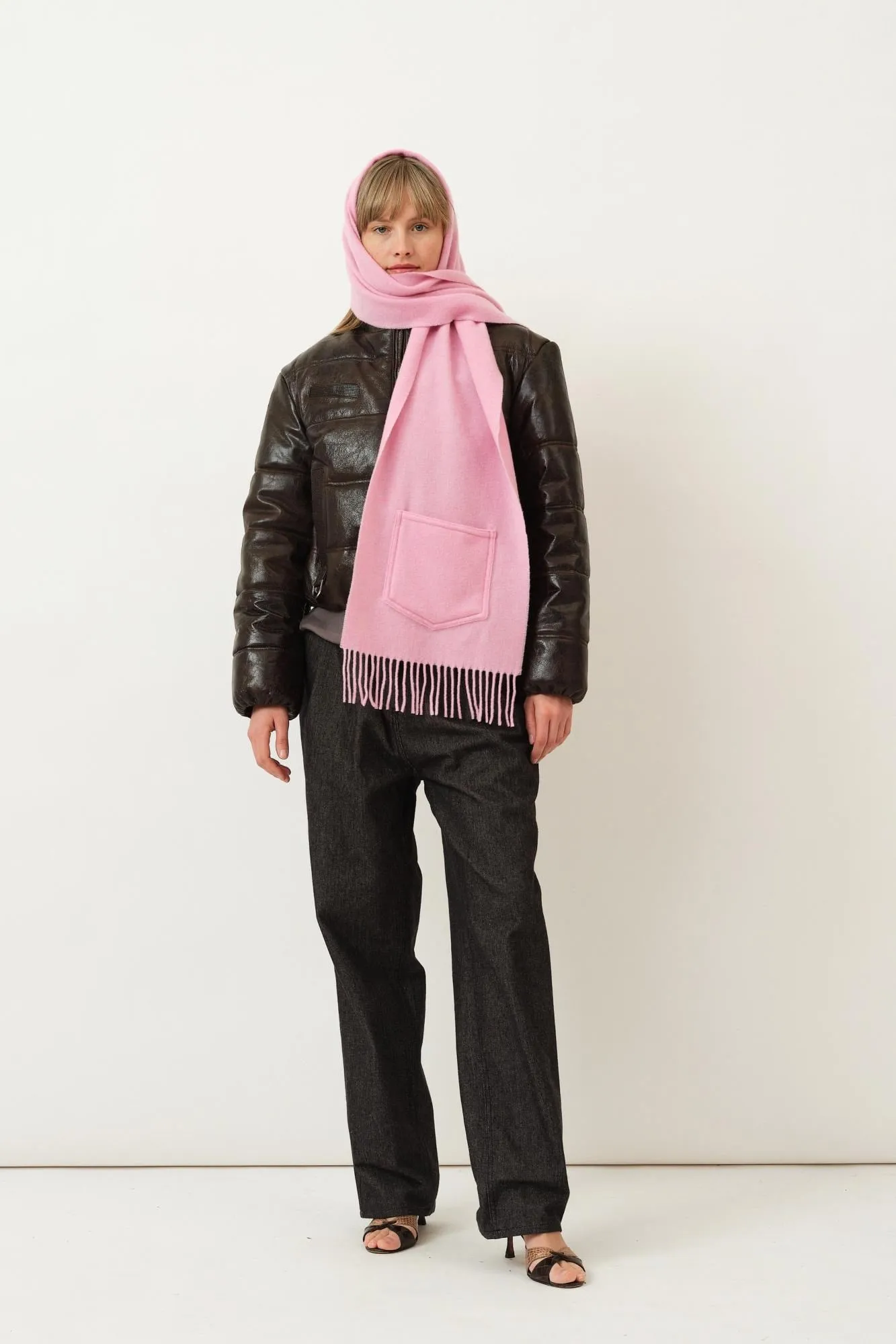 Schatter Scarf — Baby Pink