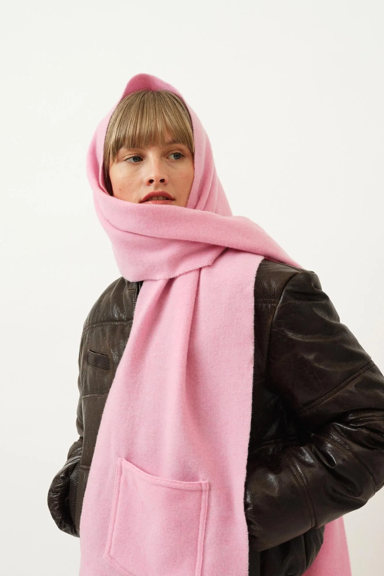 Schatter Scarf — Baby Pink