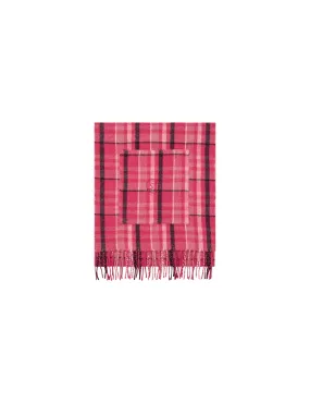 Schatter Scarf — Pink Check