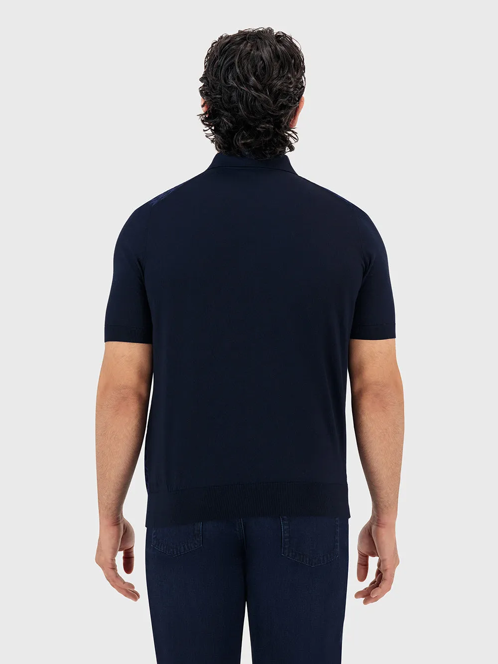 Short Sleeve Zipped Polo