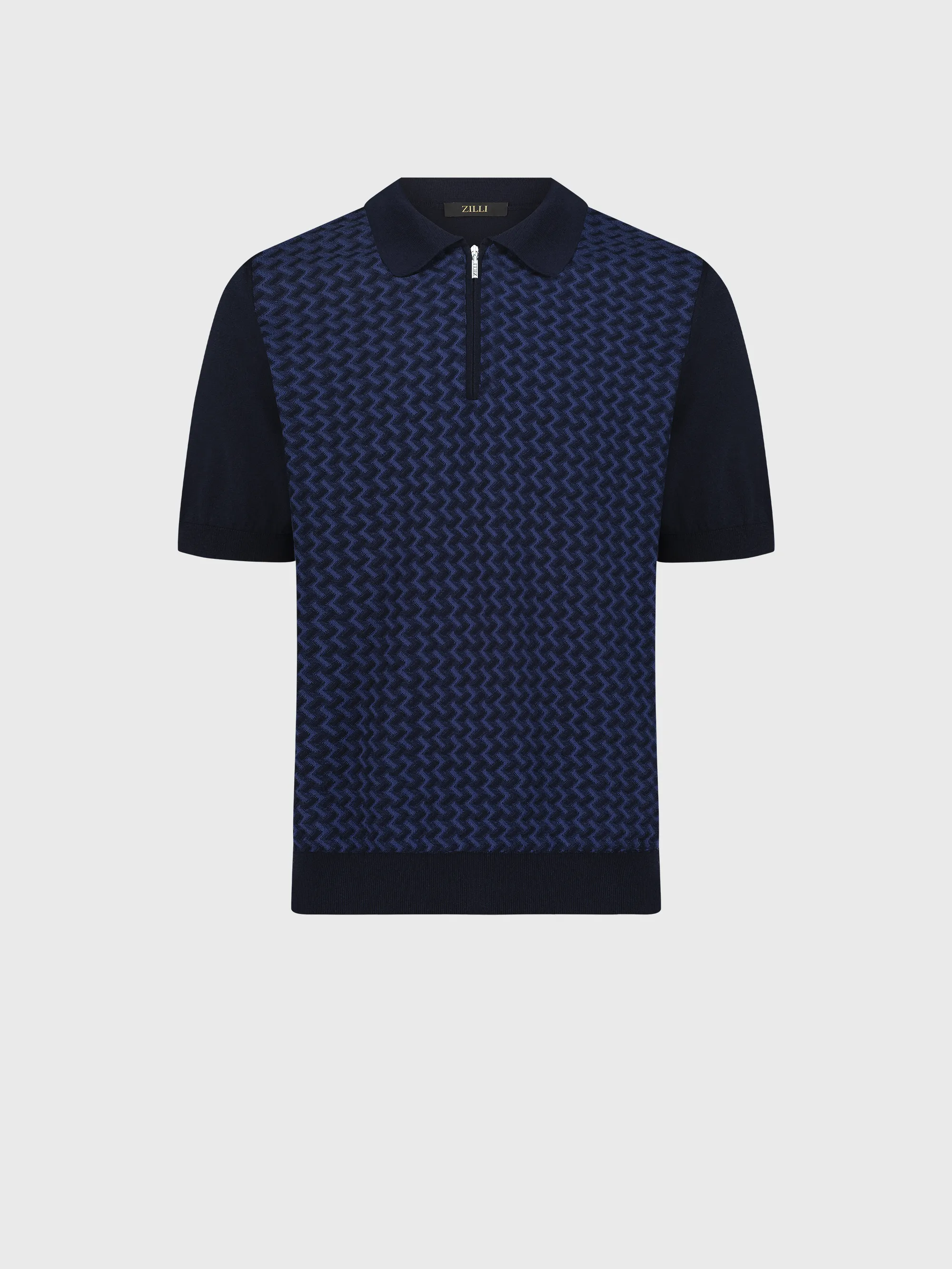 Short Sleeve Zipped Polo