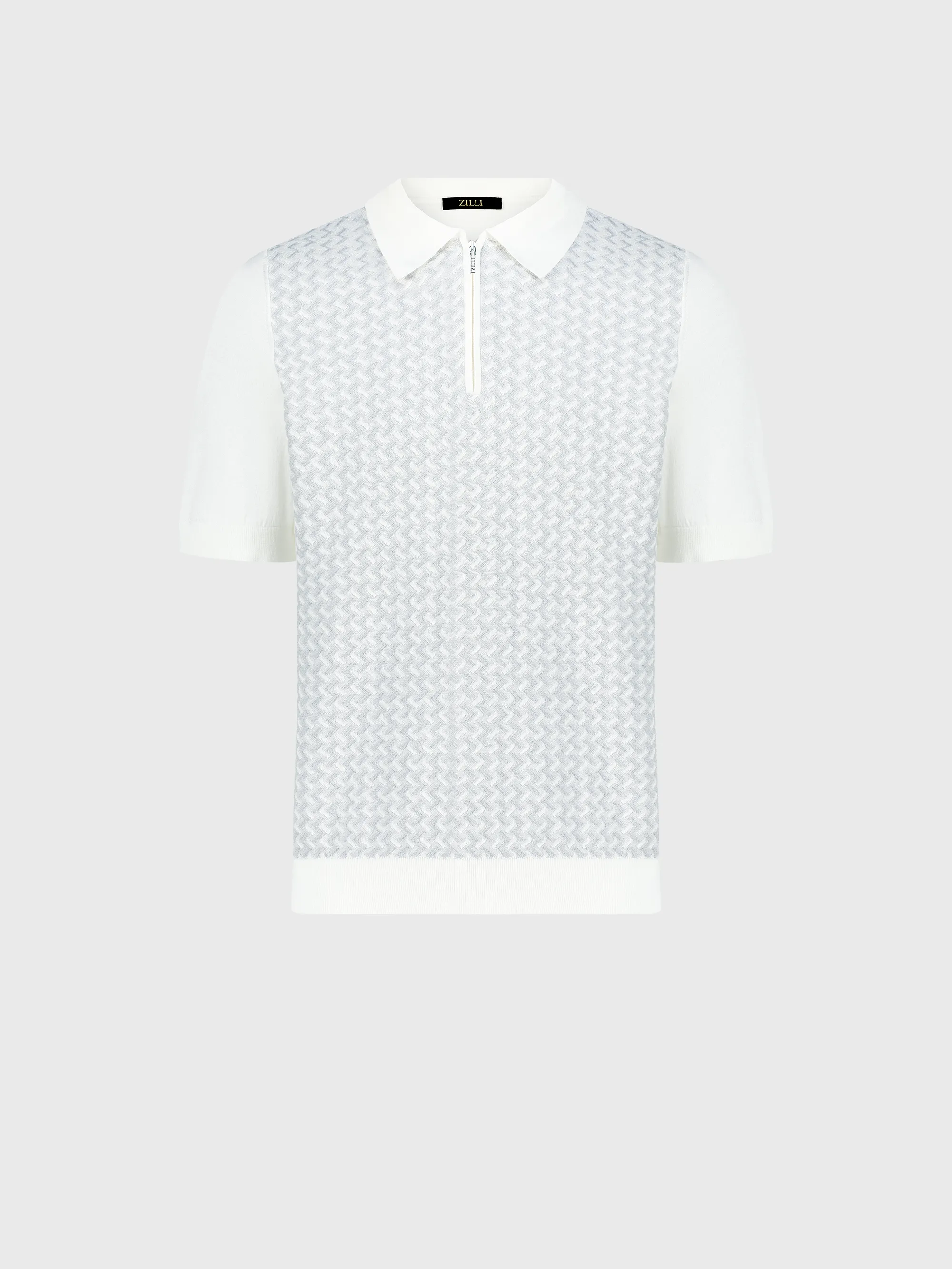 Short Sleeve Zipped Polo