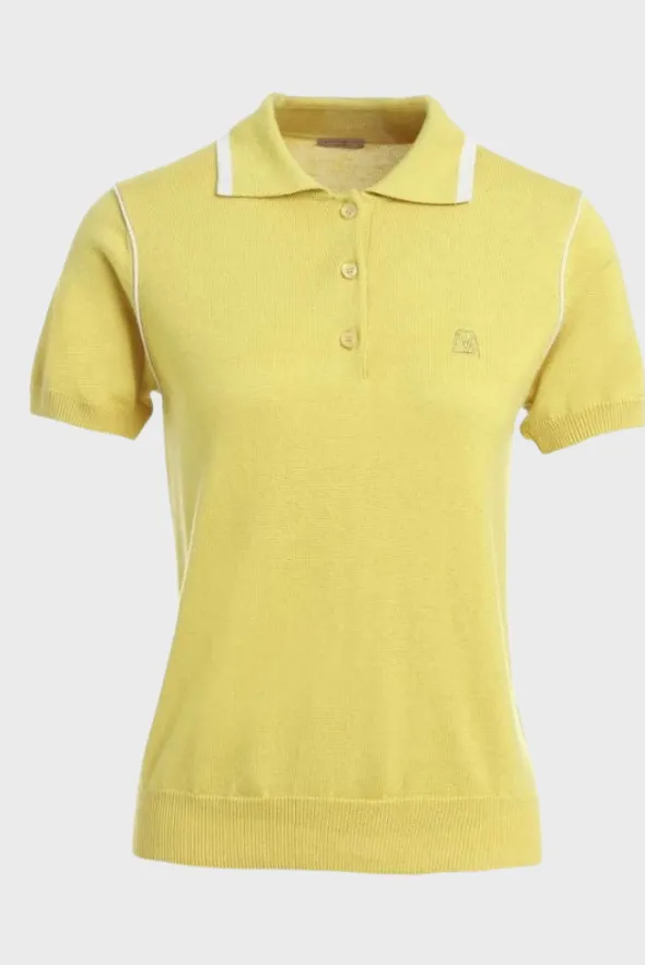 Silk Cashmere Polo T-Shirt