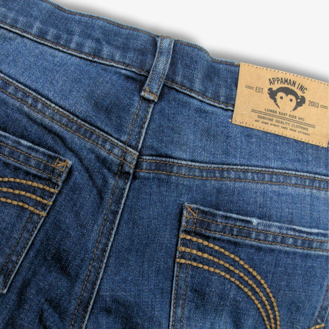 Slim Leg Denim | Medium Wash