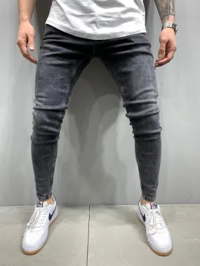 Sneakerjeans Washed Black Skinny Jeans AY865