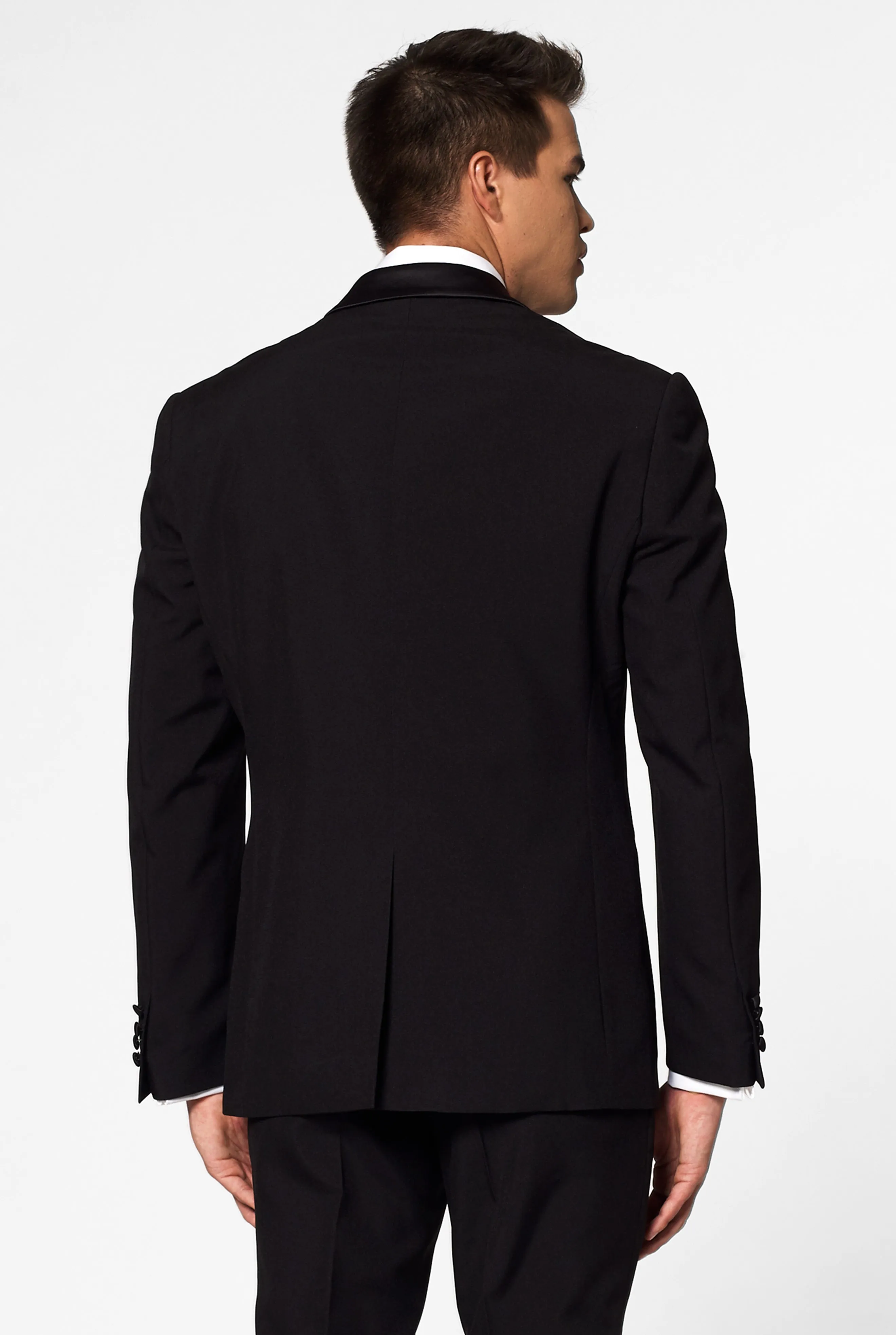 Solid Black Wedding Tux