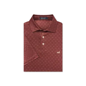 Southern Marsh - Flyine Performance Polo - Burnt Red