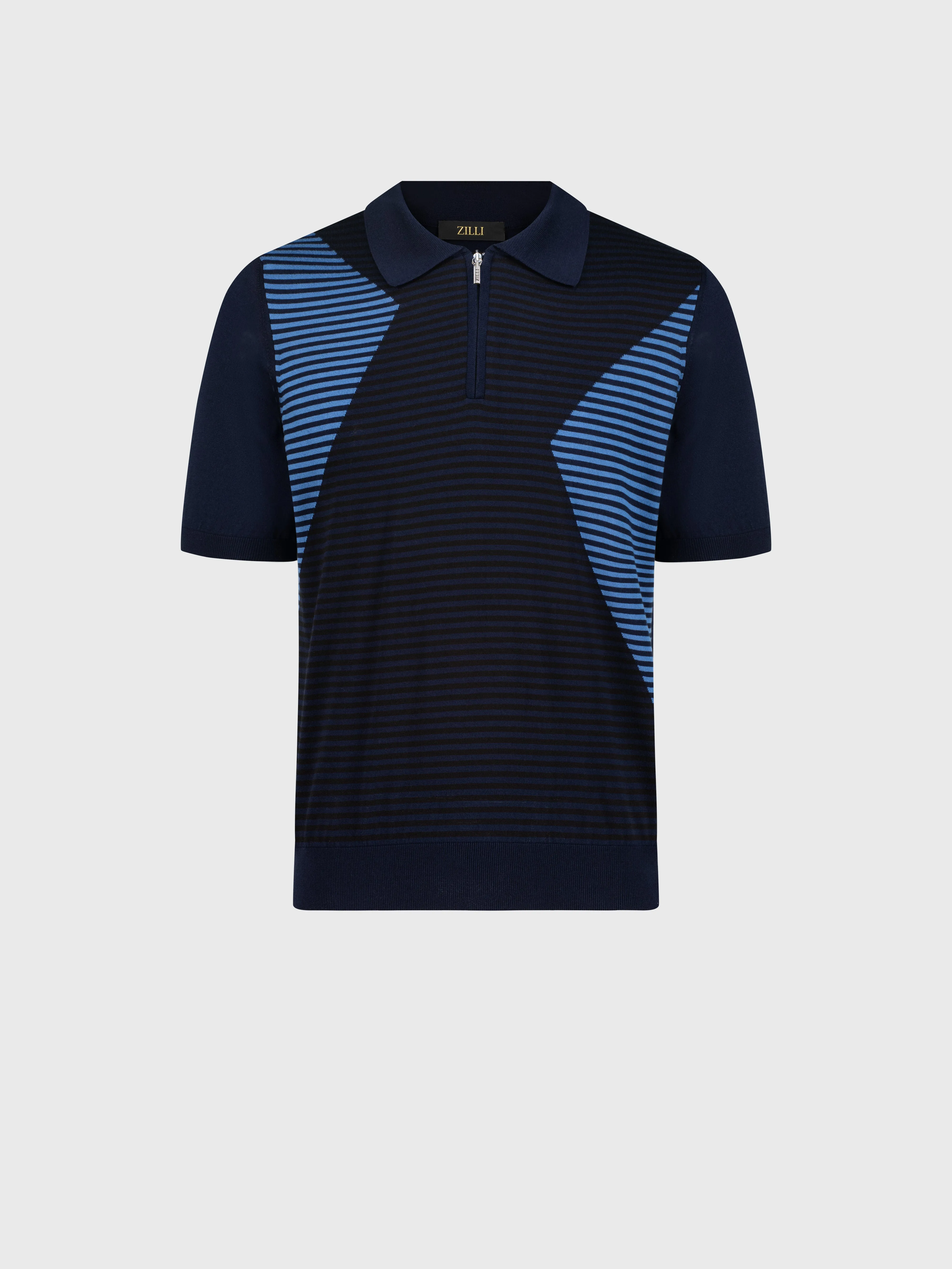 Striped Short Sleeve Polo