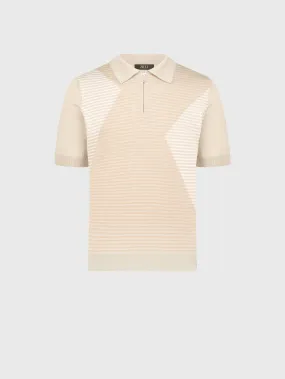 Striped Short Sleeve Polo