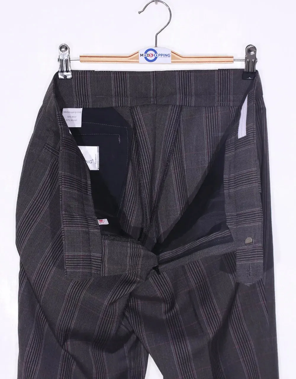 Suit Package | Charcoal Grey Prince Of Wales Check Suit