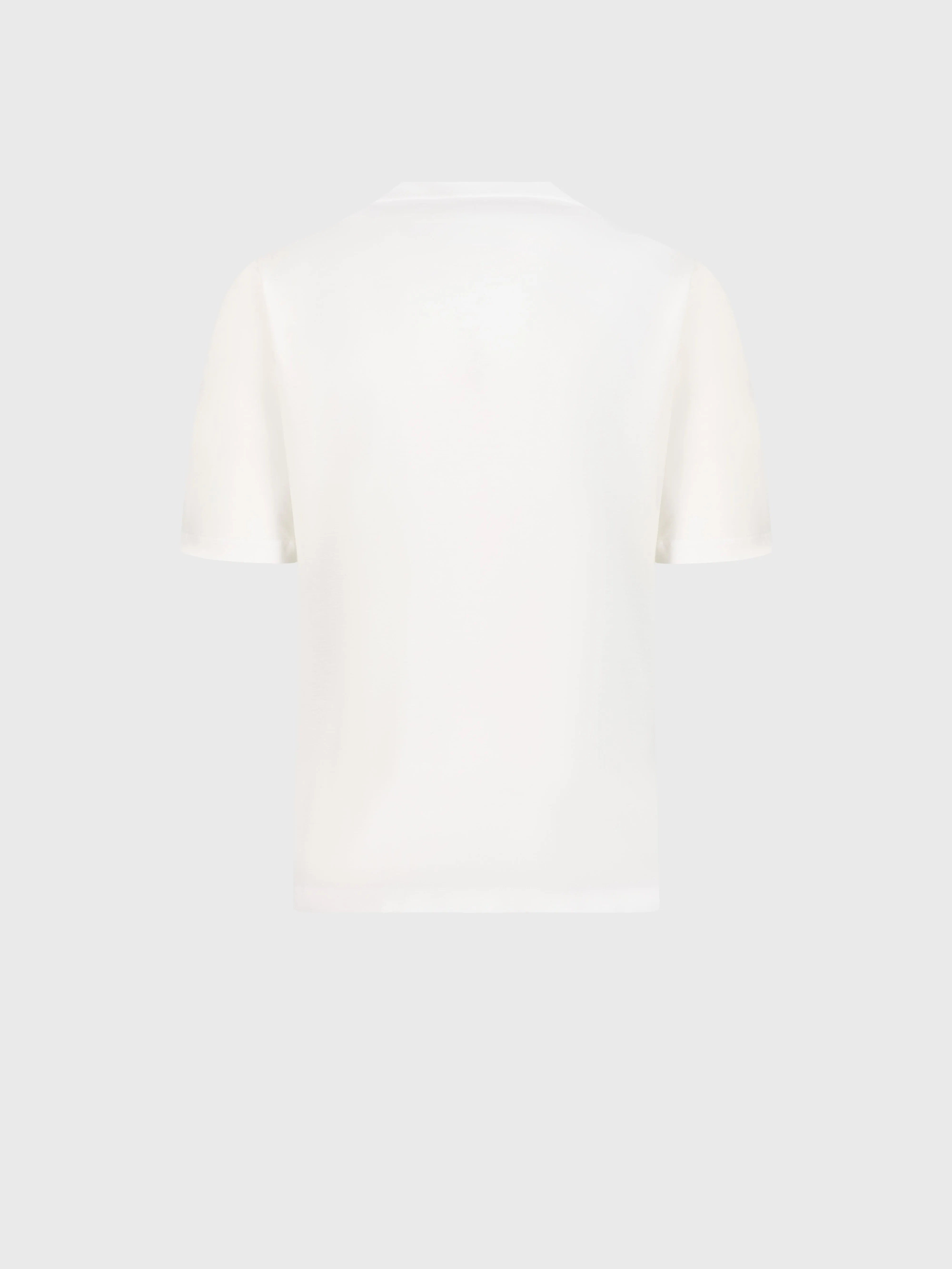 T-Shirt with Gradient Zilli Shade Embroidery White