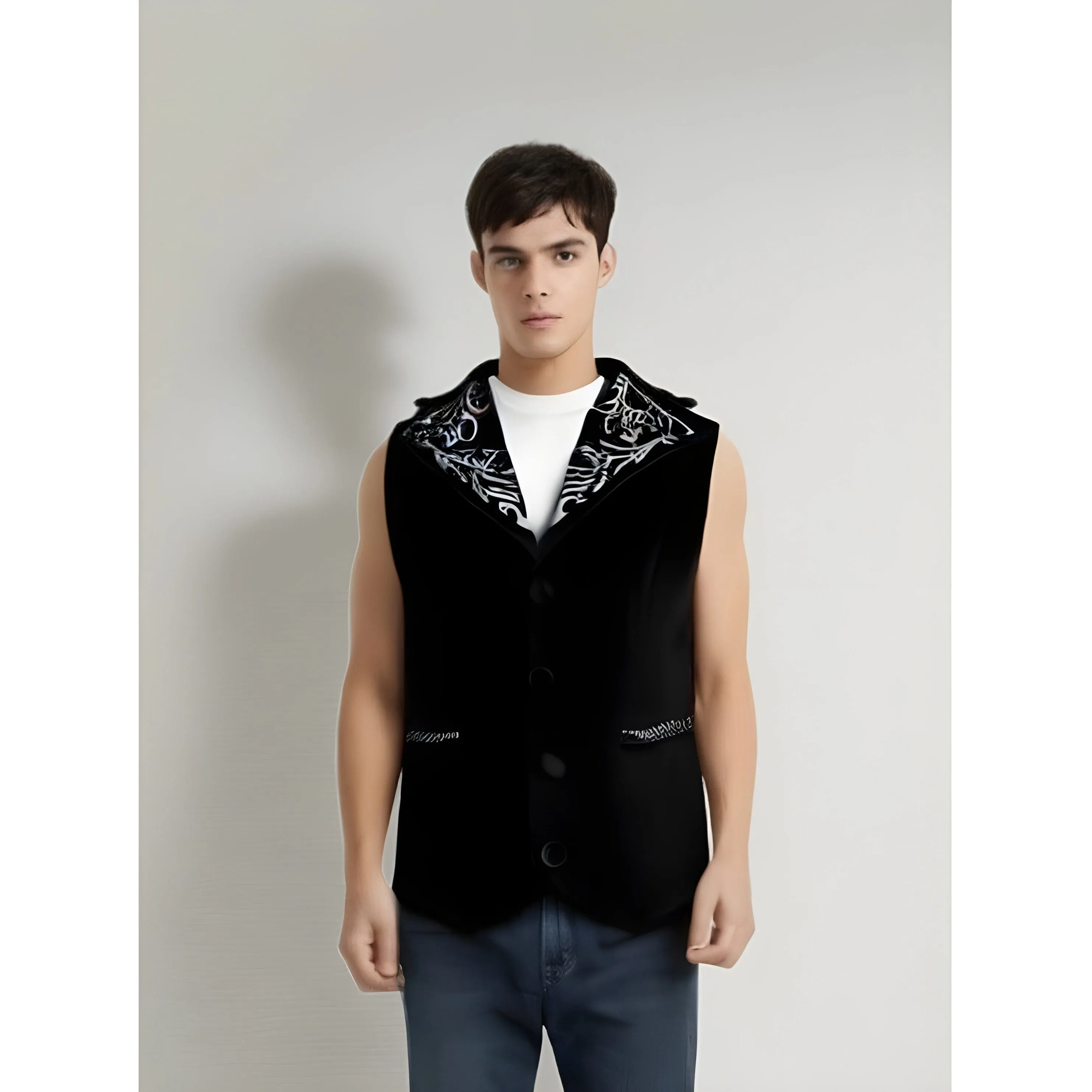 The Cameron Embroidered Vest - Multiple Colors