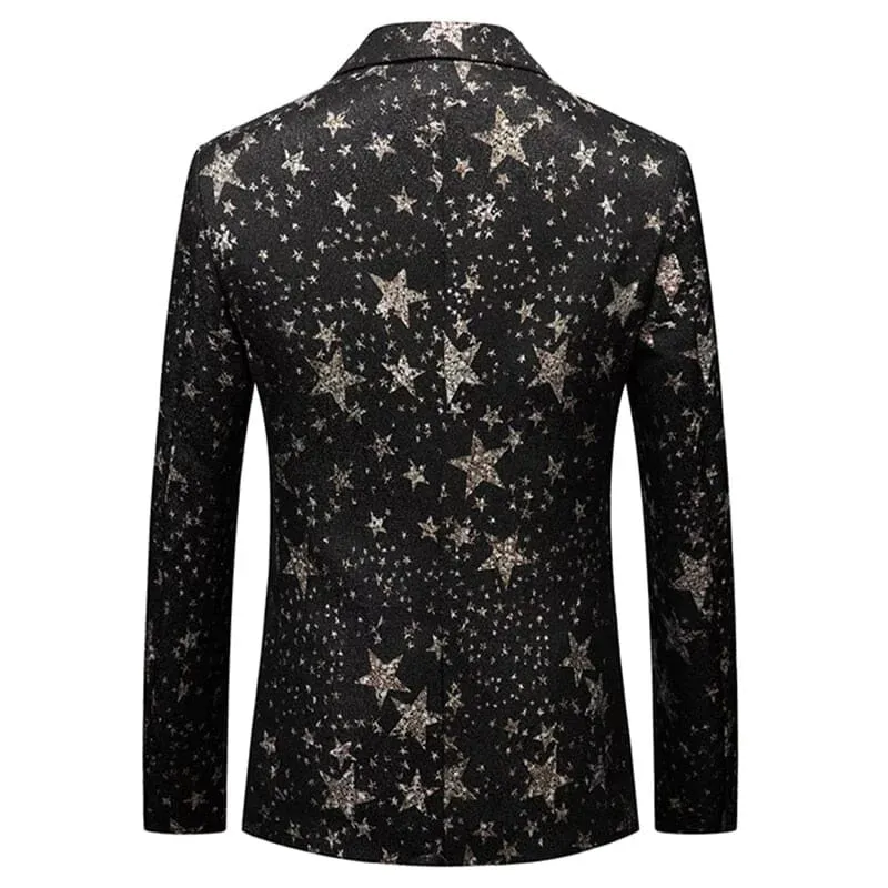 The Night Sky Slim Fit Blazer Suit Jacket