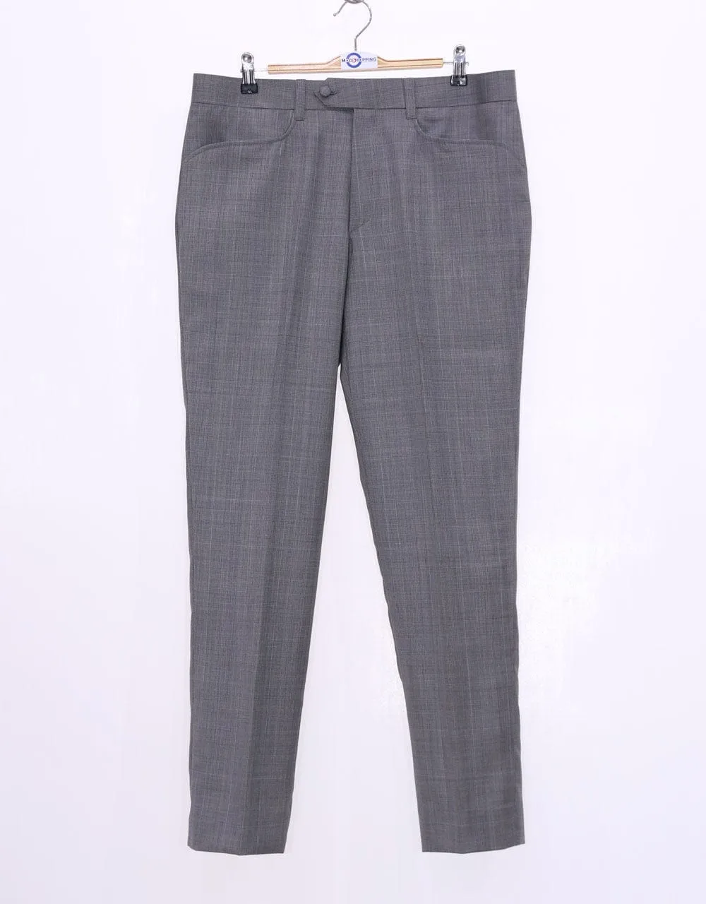 This Only Suit | Grey Glen Plaid Suit Jacket size 38R Trouser size 32 Inside leg 32