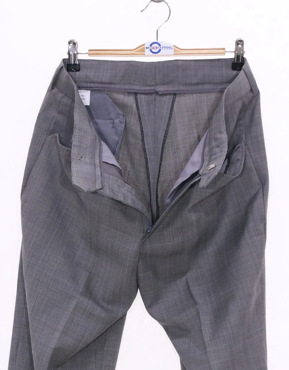 This Only Suit | Grey Glen Plaid Suit Jacket size 38R Trouser size 32 Inside leg 32