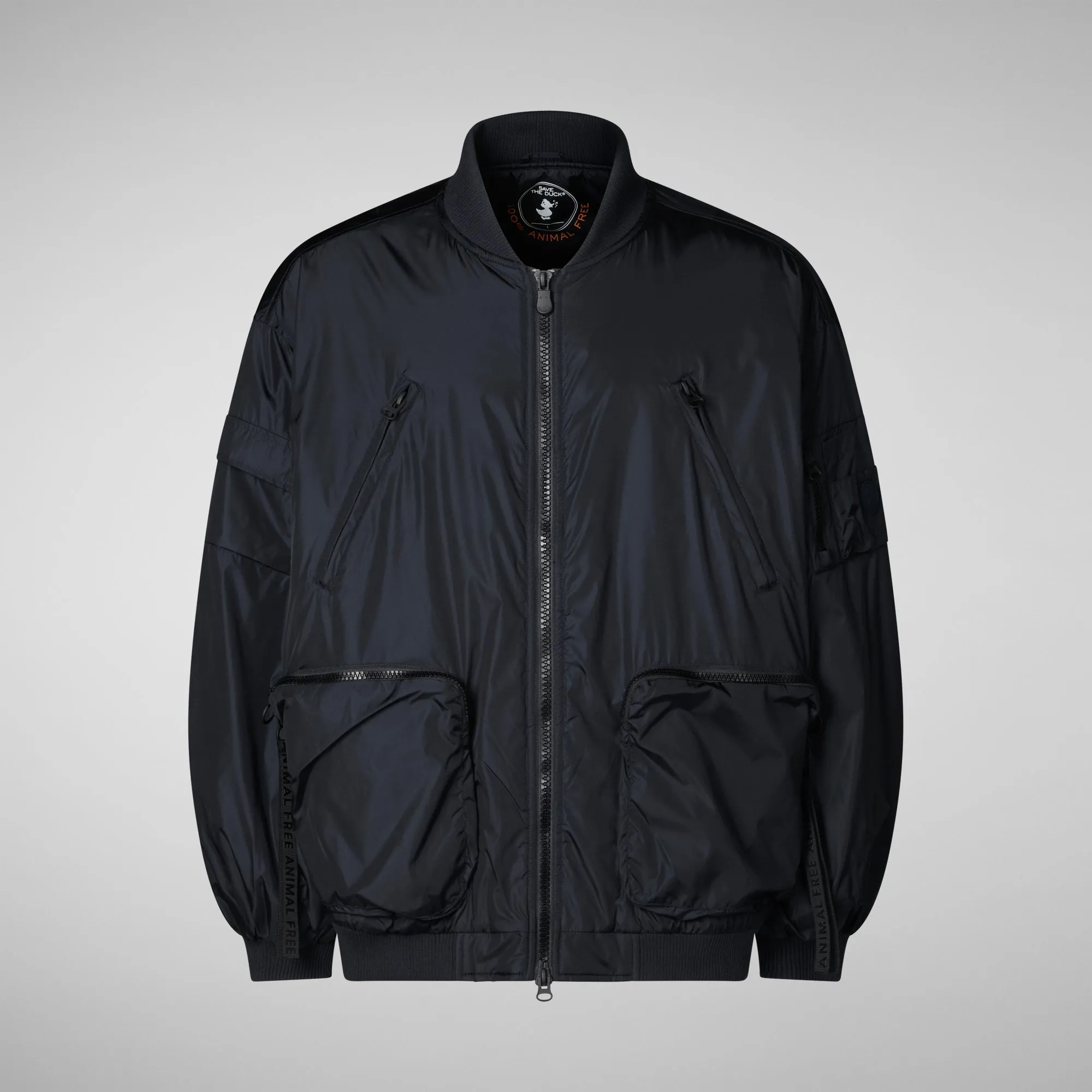 Unisex bomber jacket Usher in night blue