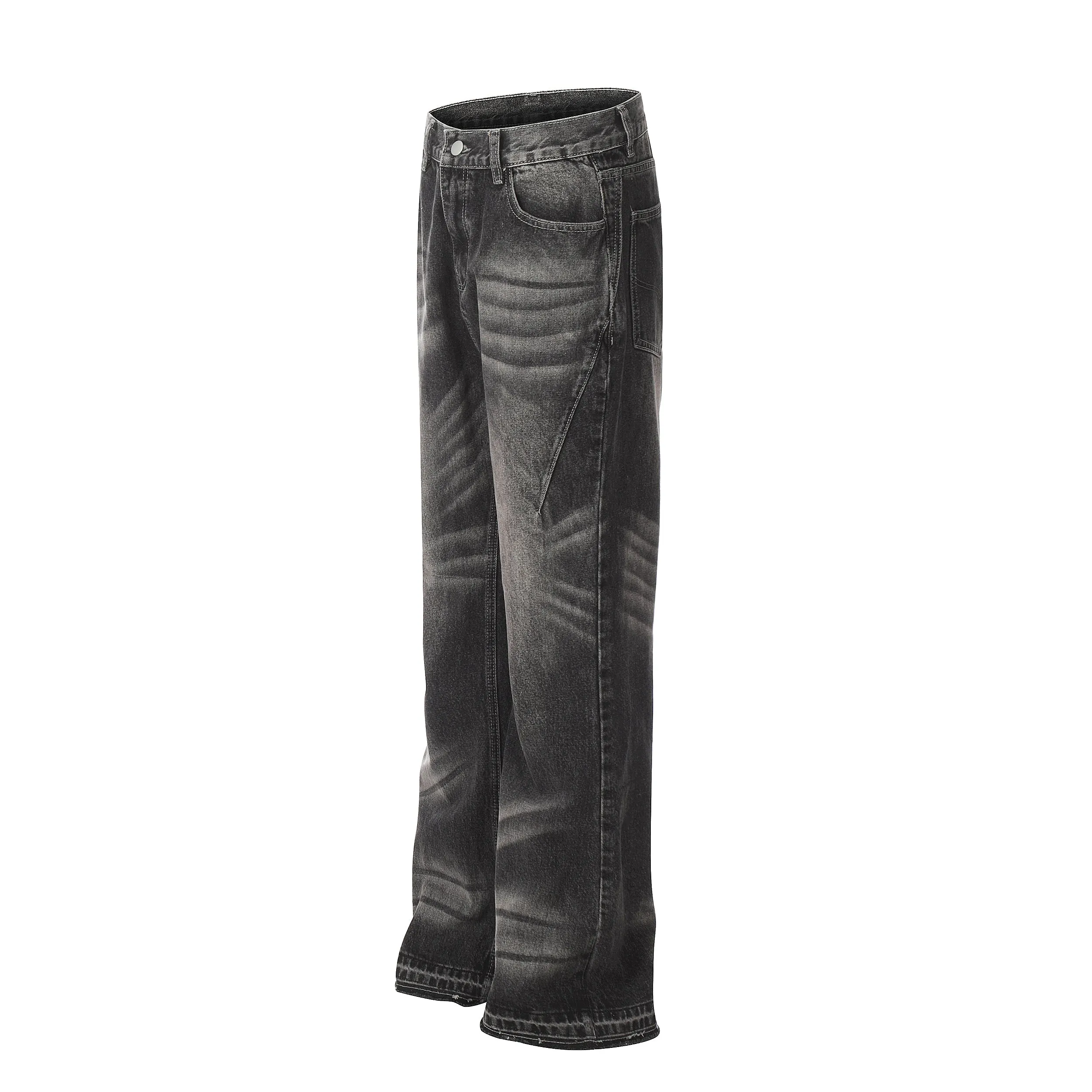 Urban Fade | Distressed Wide-Leg Jeans