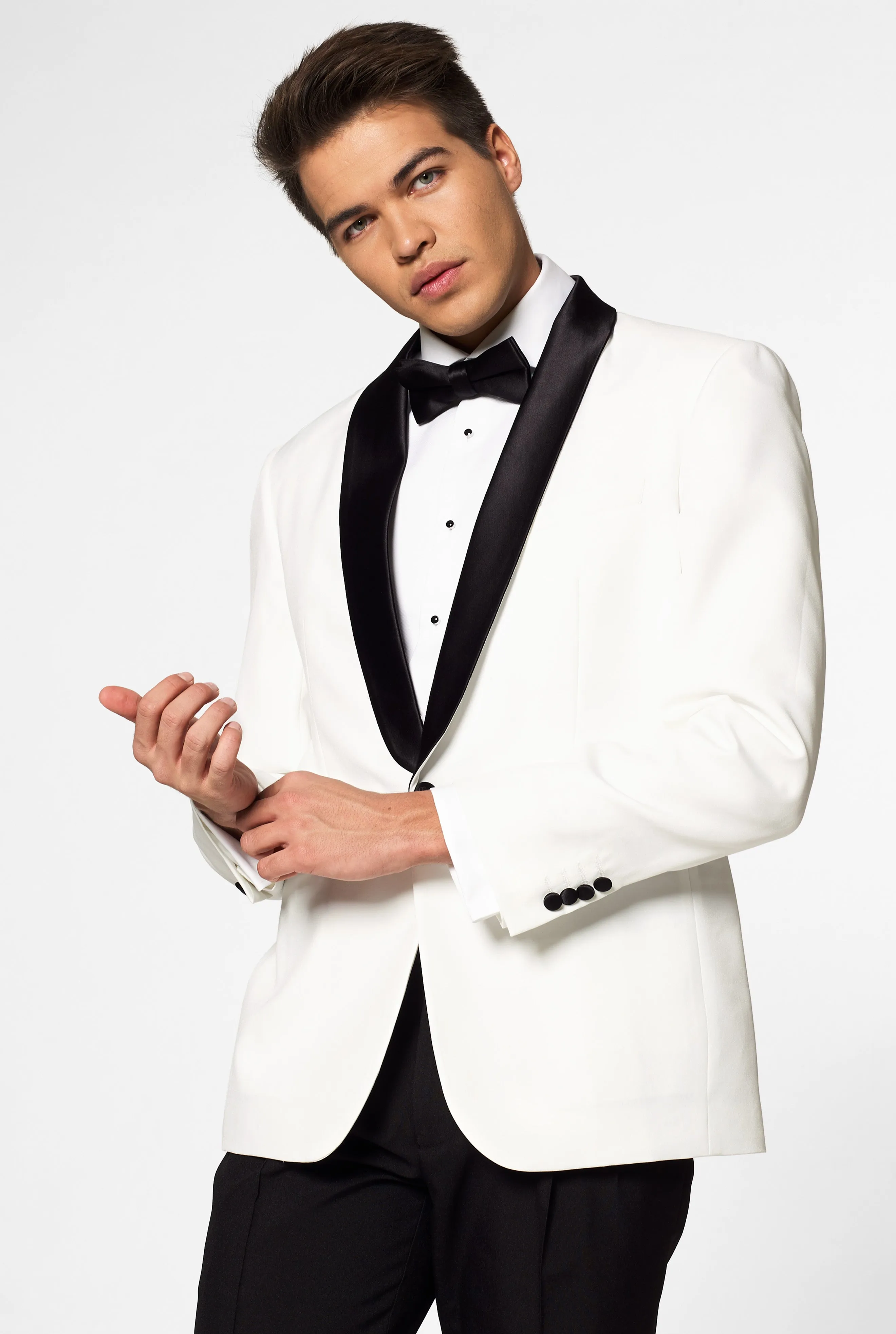 White and Black Wedding Tux