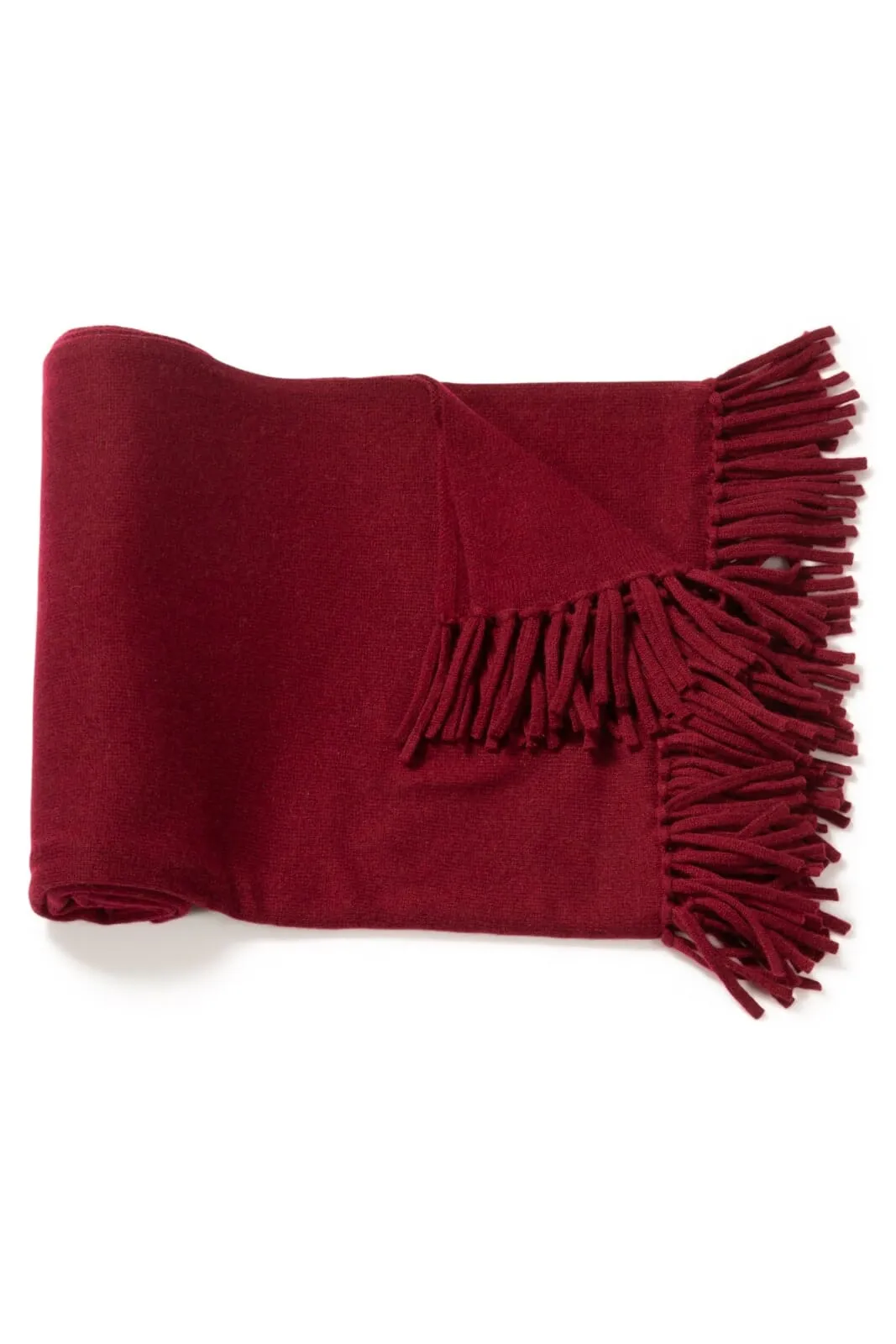 Women's 100% Pure Cashmere Knit Shawl Wrap with Fringe and Gift Box