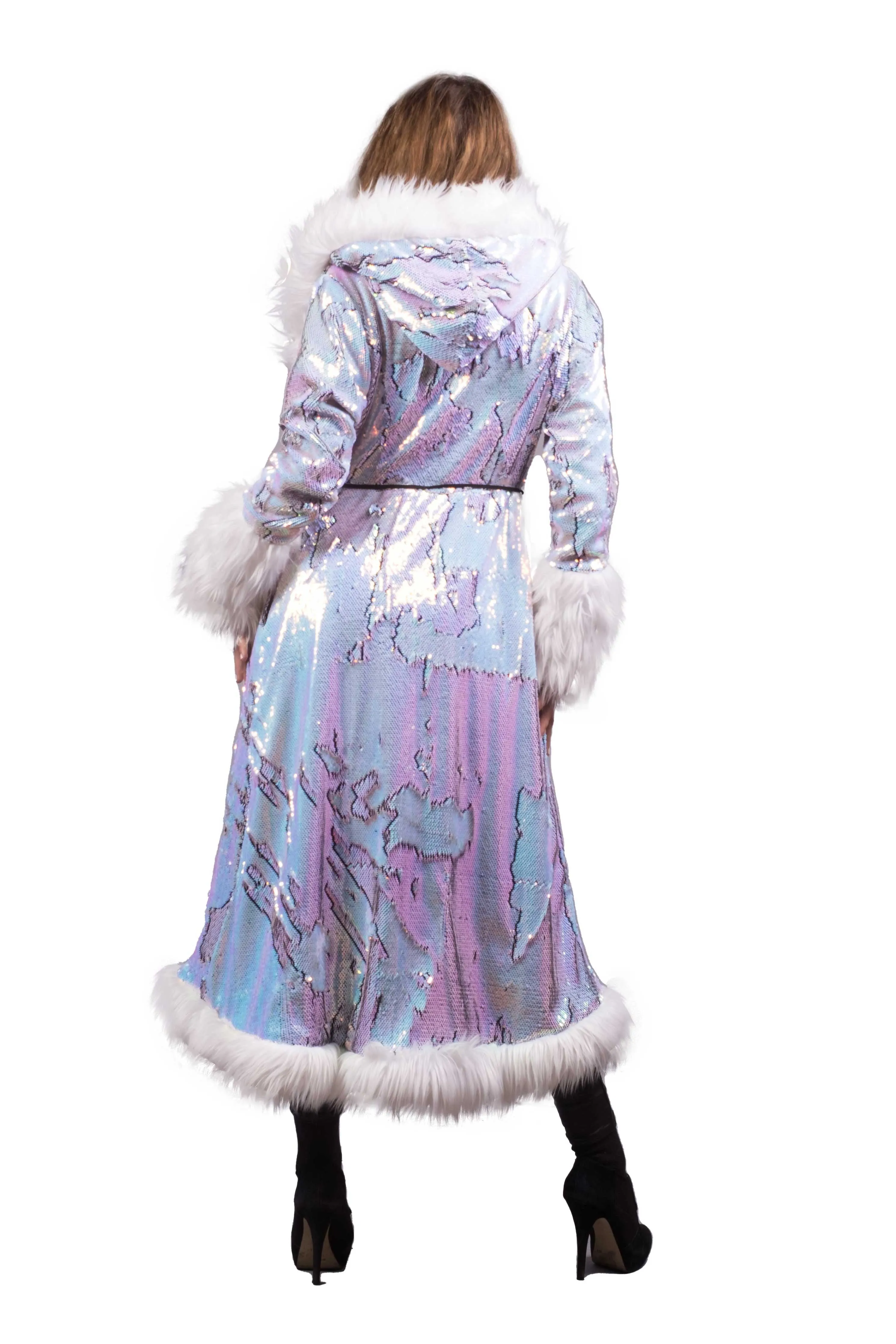 Women's Sequin Temptress Coat in "Fairy"