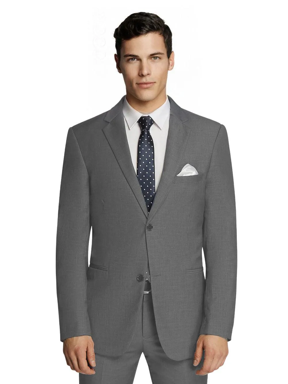 Wool Blended Grey Suit